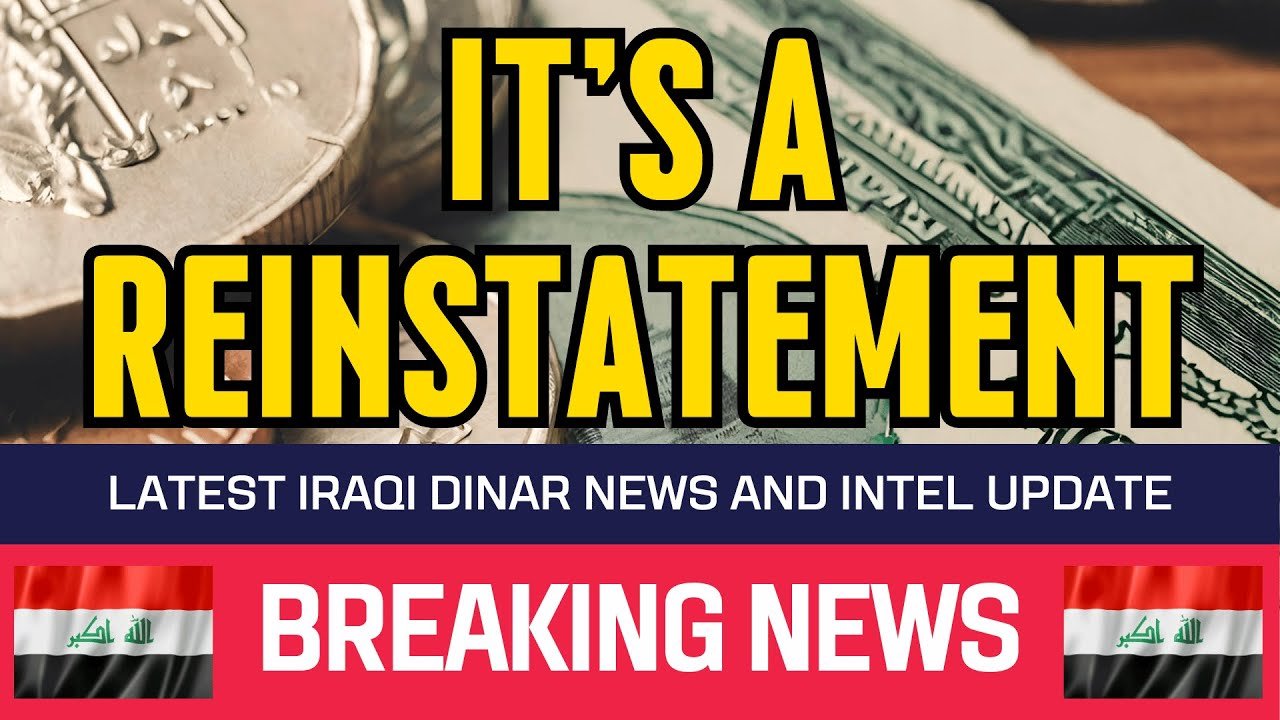 Iraqi Dinar Breaking News Dinar To Overtake Dollar Expert