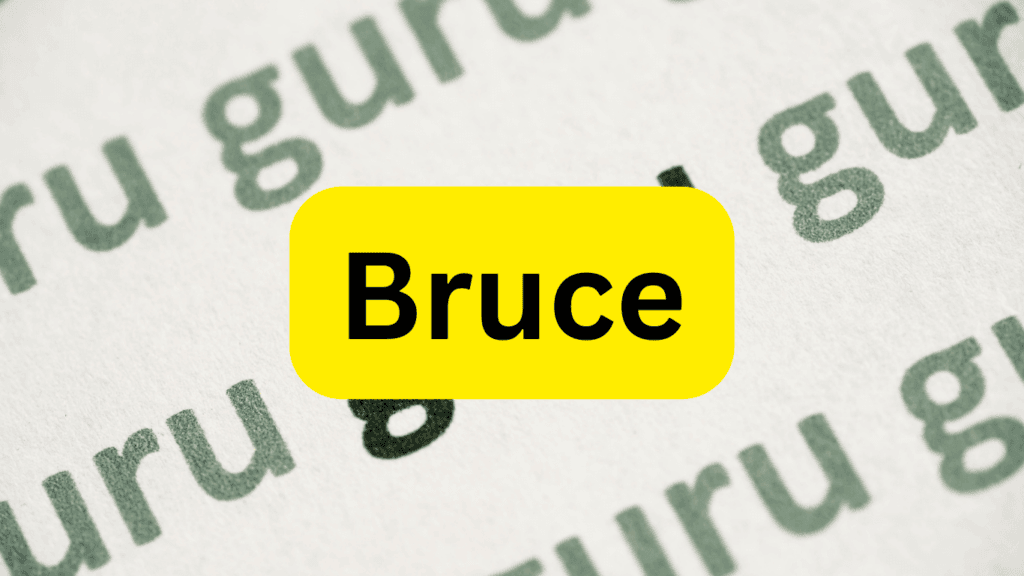 Bruce Dinar Guru