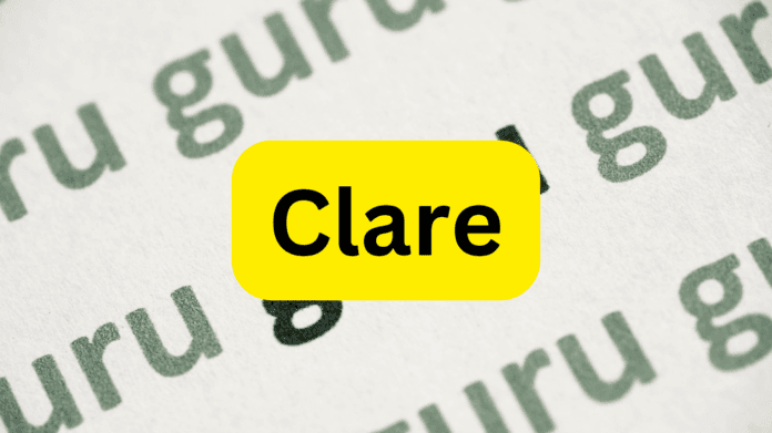 Clare Dinar Guru 1
