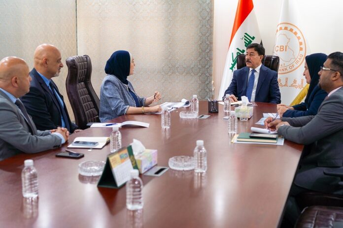 The Governor of the Central Bank of Iraq receives a delegation from the International Finance Corporation (IFC)