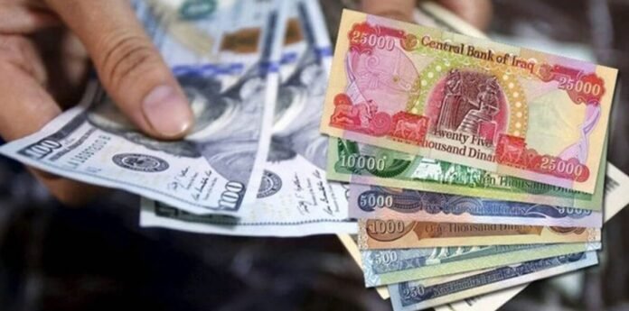 A decline in the exchange rates of the dollar against the dinar in the stock exchanges and exchange offices of Baghdad and Erbil