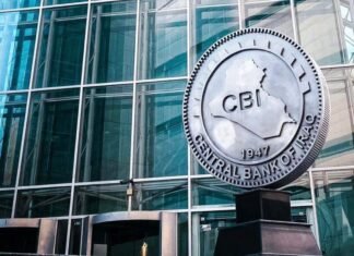 The Iraqi Central Bank sold more than $221 million at auction on Sunday