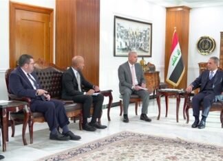 The President of the Supreme Judicial Council holds a meeting with the US Treasury regarding sanctions against Iraqi individuals and companies