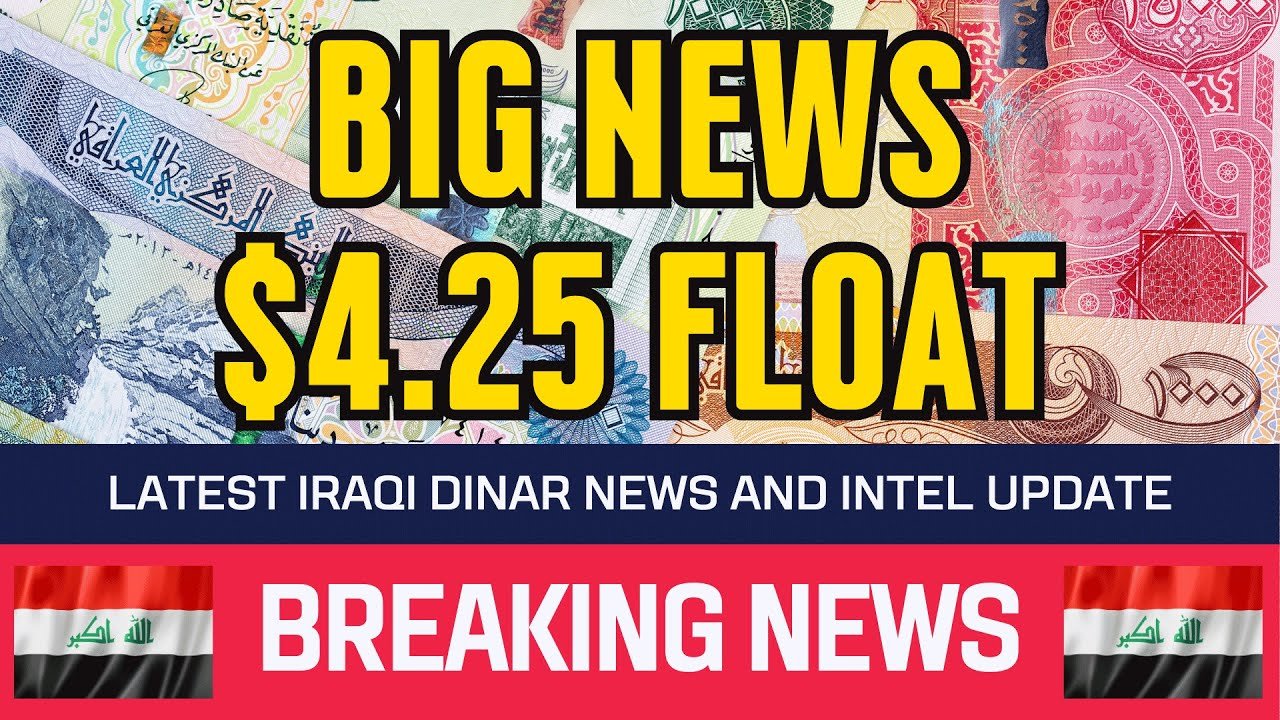 Iraqi Dinar – BIG News: IQD Exchange Rate Dropping Zeros to $4.25 Float – Guru News Today