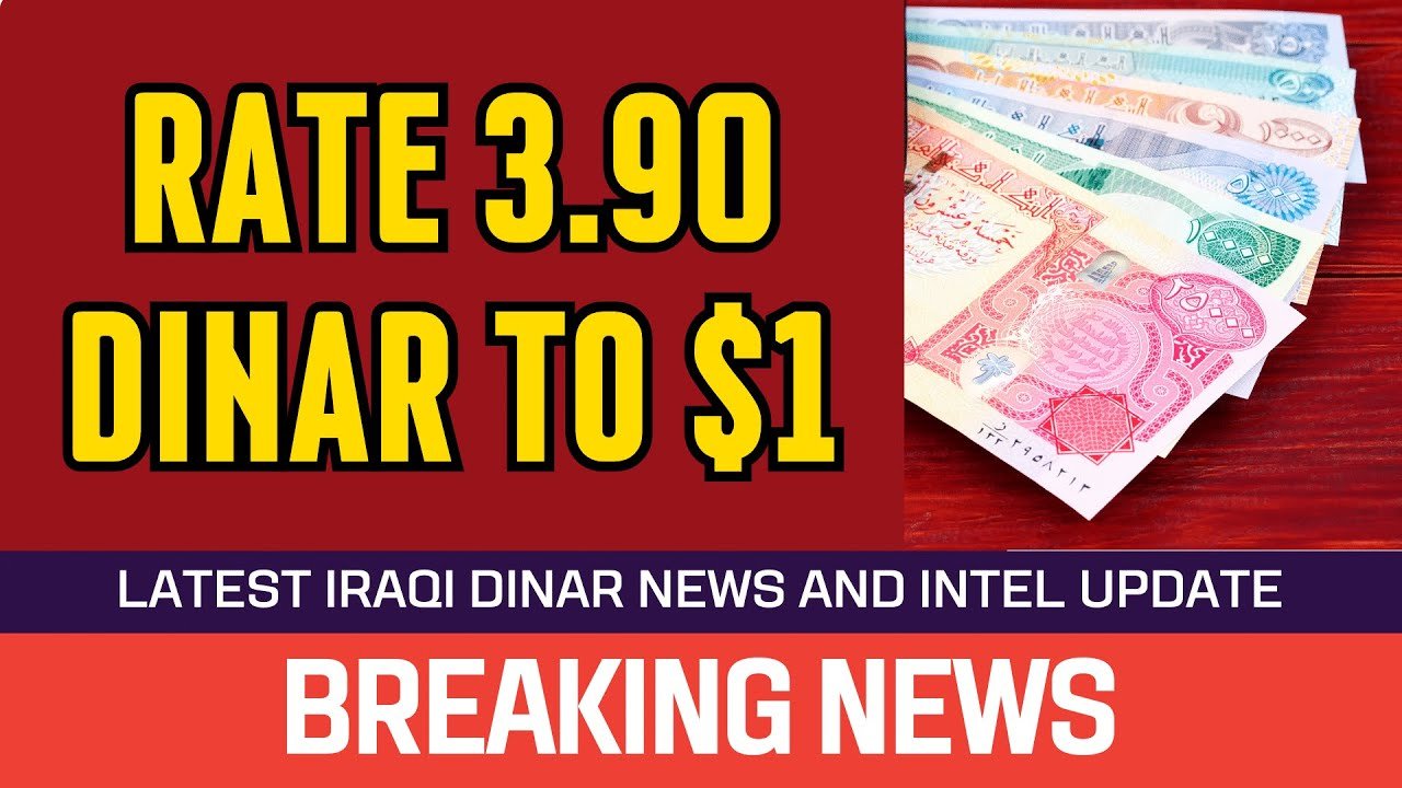 Iraqi Dinar – Rate 3.90 DInar to $1 – News Guru Intel Update Value IQD Exchange Rate to USD