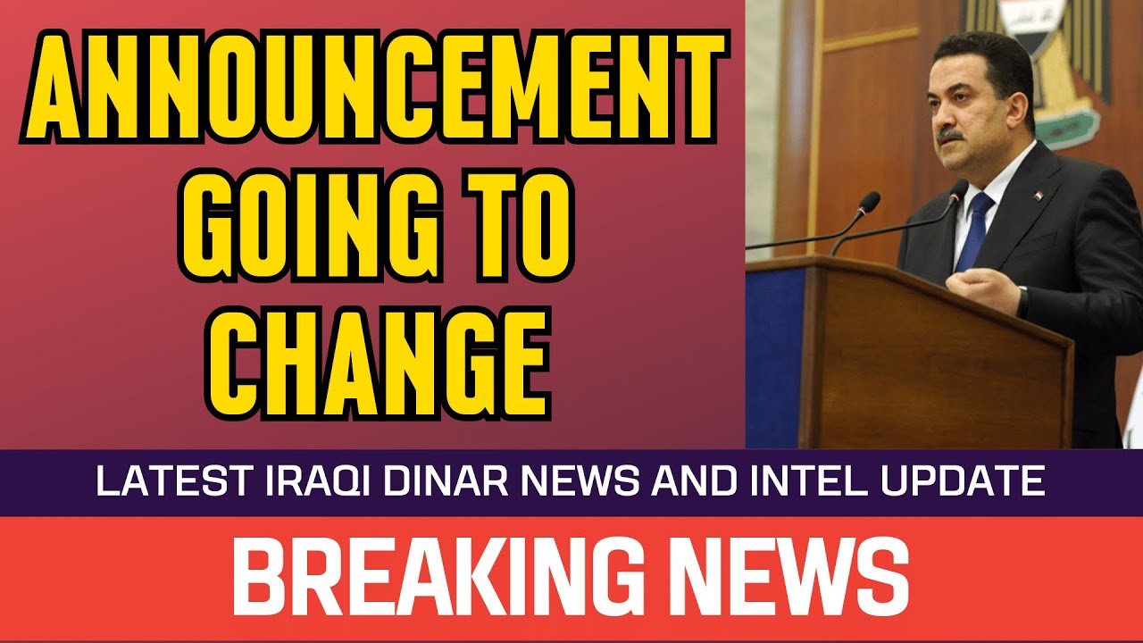 Iraqi Dinar – Announcement Going to Change – Guru Updates And Latest RV News Exchange Rate Today
