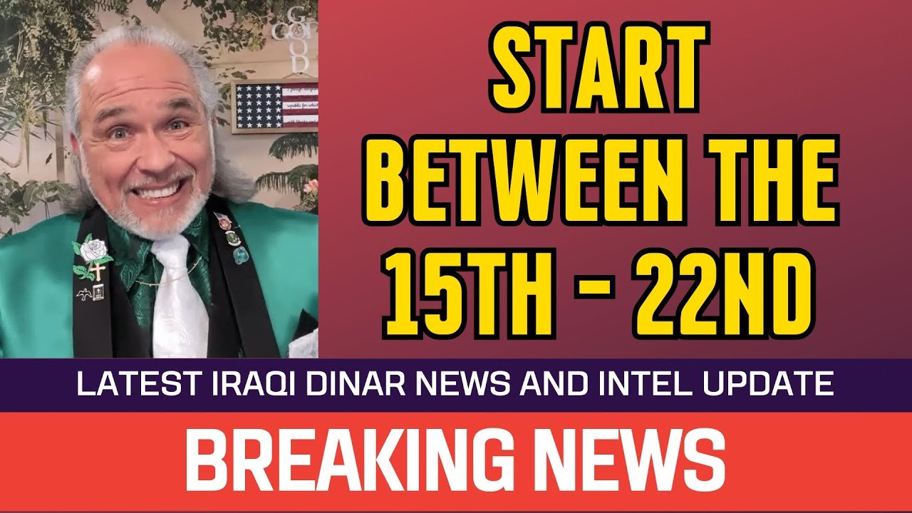 Iraqi Dinar – Start Between the 15th – 22nd – Guru Updates Latest RV News Exchange Rate Today