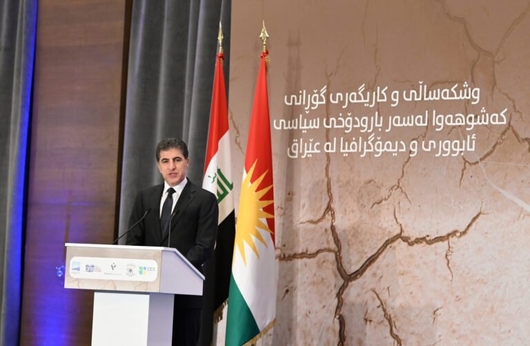 President Barzani urges Baghdad to budget for climate change