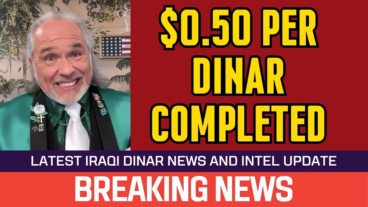Iraqi Dinar – $0.50 Per Dinar Completed – News Guru Intel Update Value IQD Exchange Rate to USD