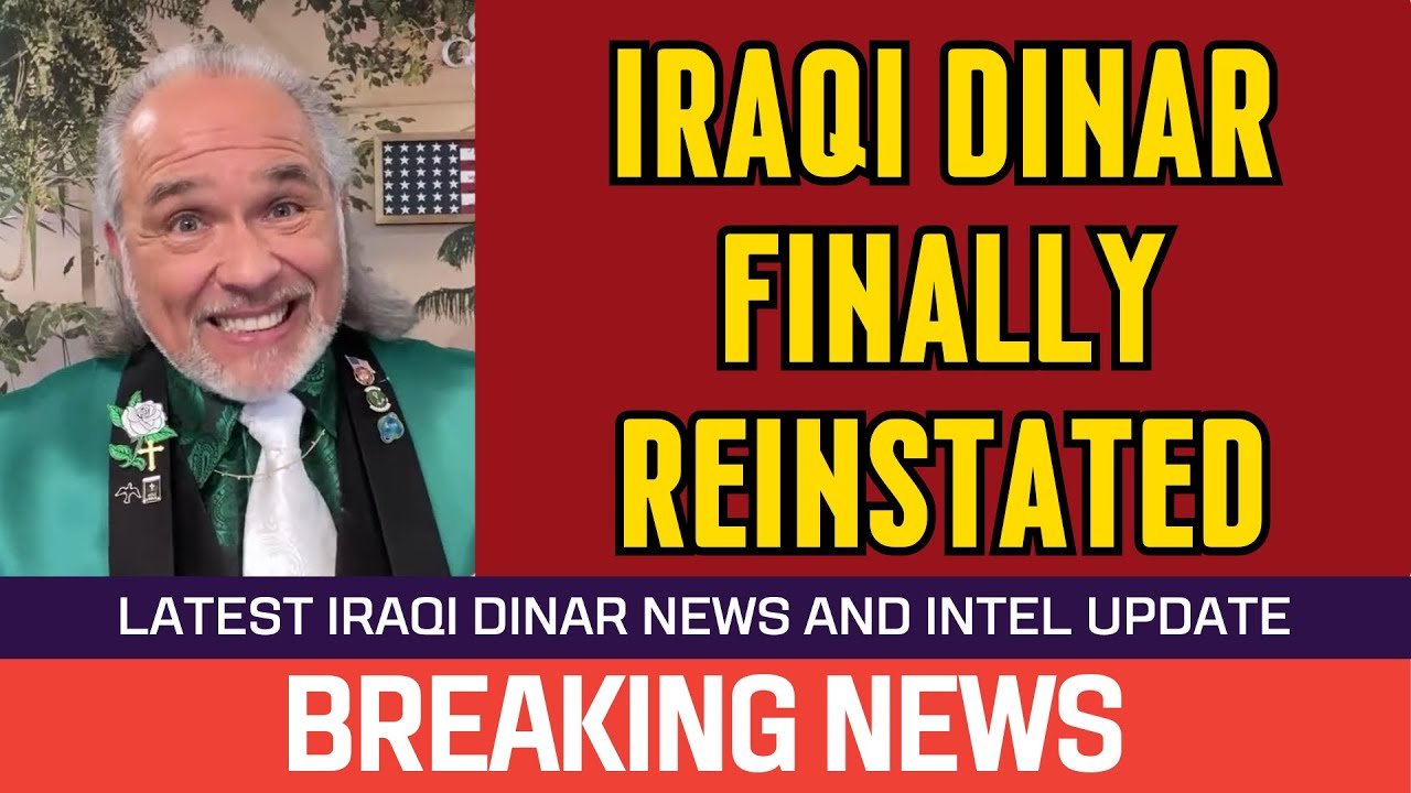 Iraqi Dinar – Finally Reinstated – News Guru Intel Update Value IQD Exchange Rate to USD