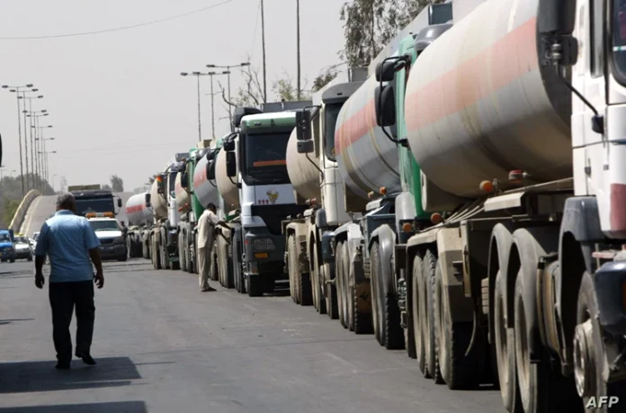 Oil supplies Anbar with 39 trucks loaded with gasoline to reduce the fuel scarcity crisis