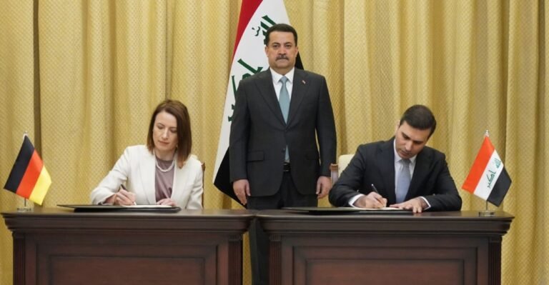 Signing a cooperation agreement between an Iraqi bank and a German institution to finance private sector projects