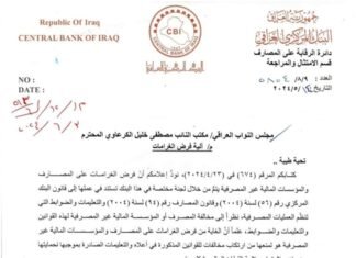 The Central Bank publishes the mechanism for imposing fines on private banks and money changers