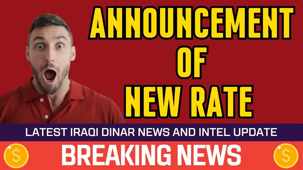 Iraqi Dinar – Announcement of New Rate – Today IQD to Dollar Today RV News Guru Update Exchange
