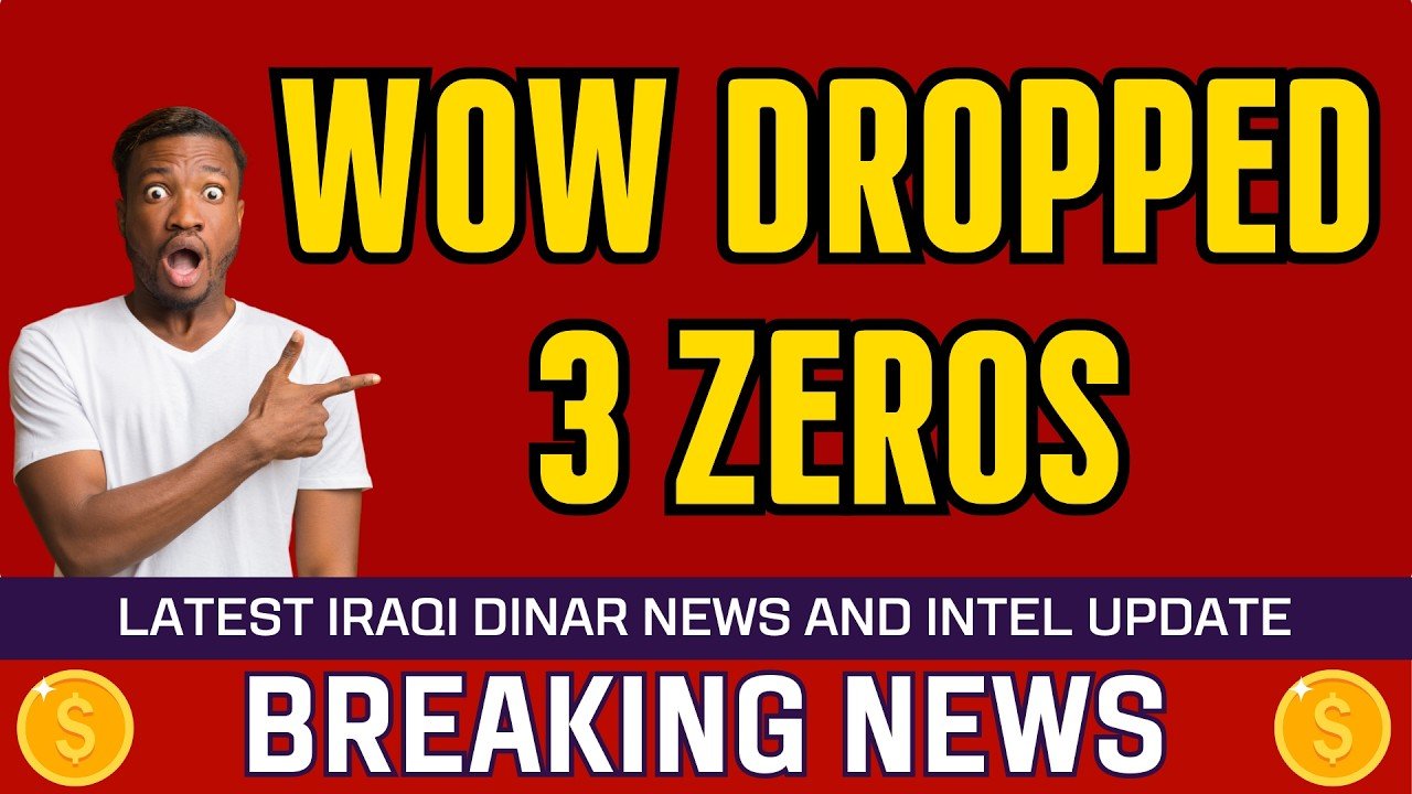 Iraqi Dinar – WoW Dropped 3 Zeros – Today IQD Value to Dollar RV News Guru Updates Exchange Rate