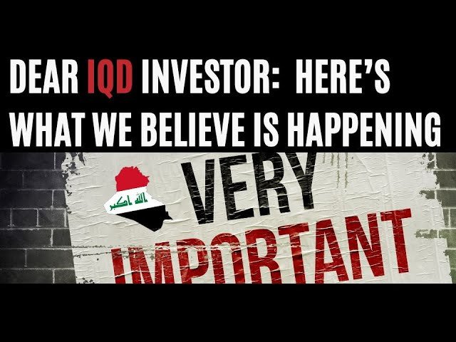 Edu Matrix – Dear IQD Investors: Here’s What We Believe Is Happening in Iraq #iqd Rate