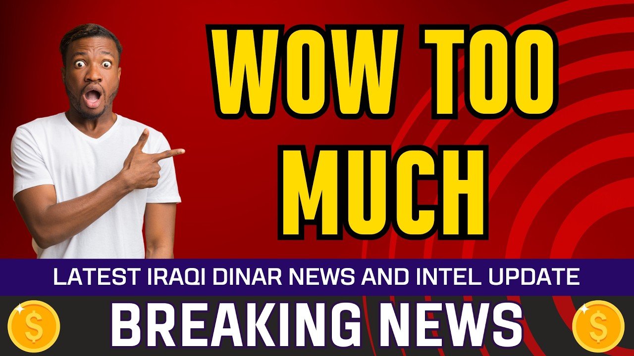 Iraqi Dinar – WOW Too Much – Today IQD Value to Dollar RV News Guru Updates Exchange Rate
