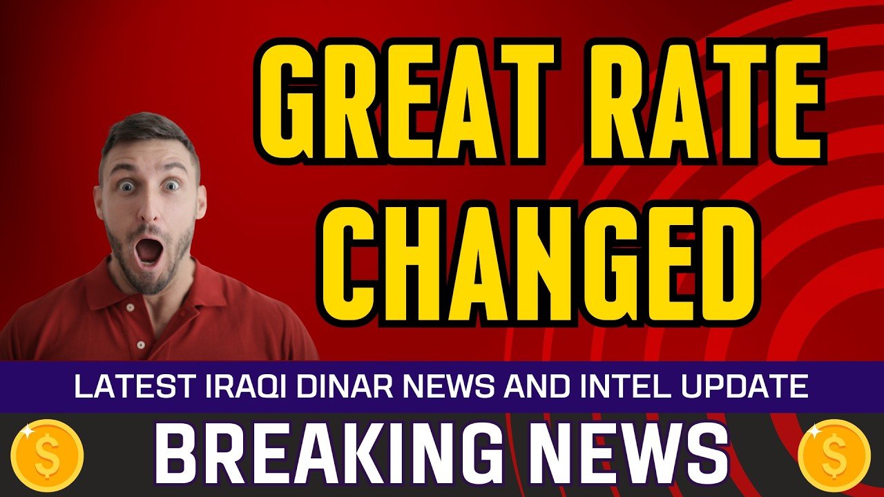 Iraqi Dinar – Great Rate Changed – Today IQD Value to Dollar RV News Guru Updates Exchange Rate