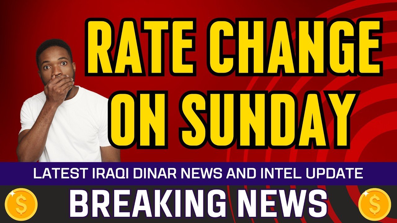 Iraqi Dinar – Rate will change on Sunday – Today IQD to Dollar RV News Guru Updates Exchange