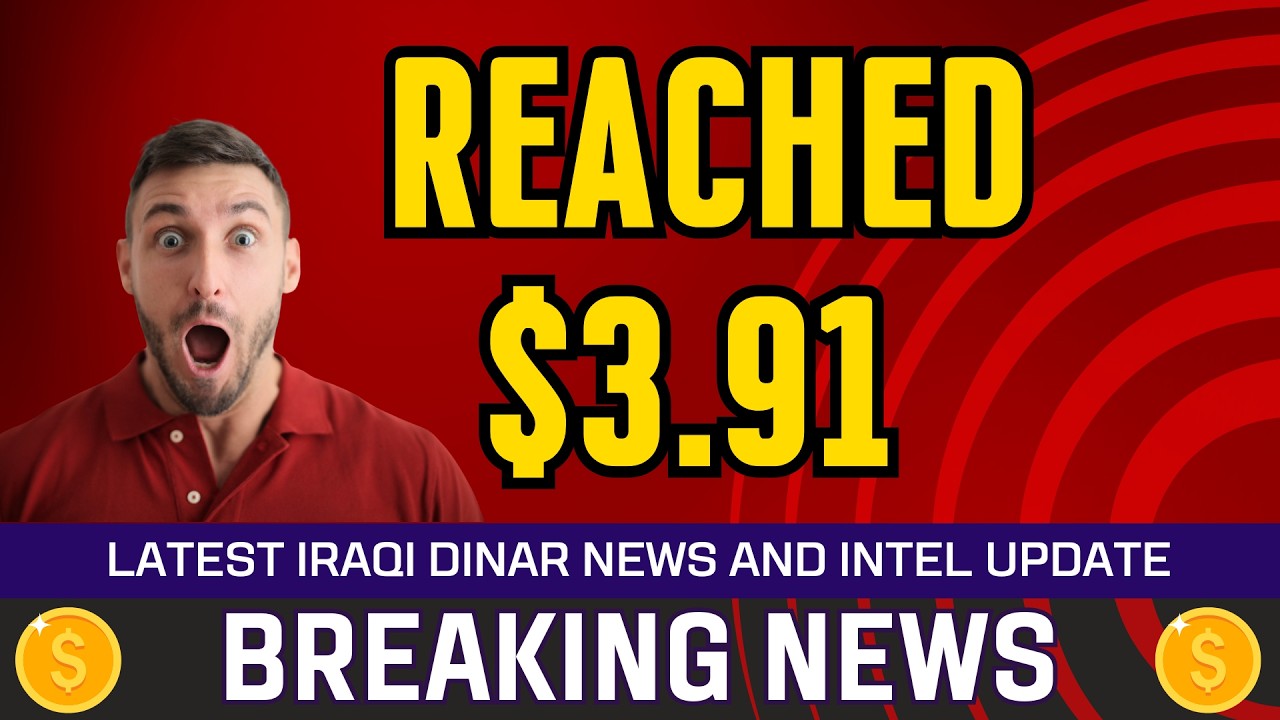 Iraqi Dinar Data Dinar Reached 3.91 Today IQD Value RV...
