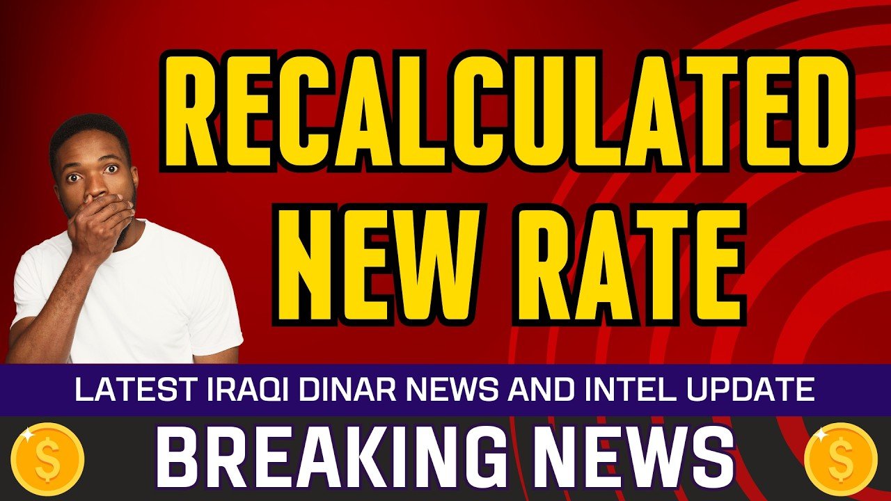 Iraqi Dinar Data – Recalculated New Rate – Today IQD Value RV News Guru Updates Exchange Rate