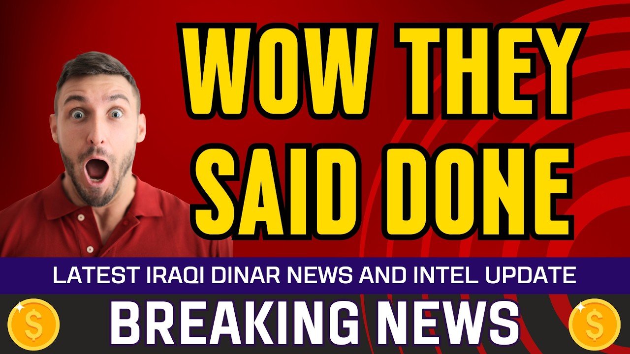 Iraqi Dinar Data – Wow They Said Done – Today IQD Value RV News Guru Updates Exchange Rate