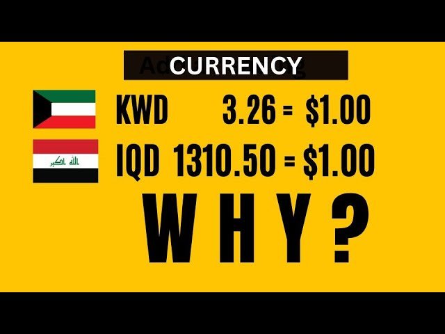 Edu Matrix – Why is Iraq’s Currency Lagging Behind Kuwait’s Currency #iqd #kwd
