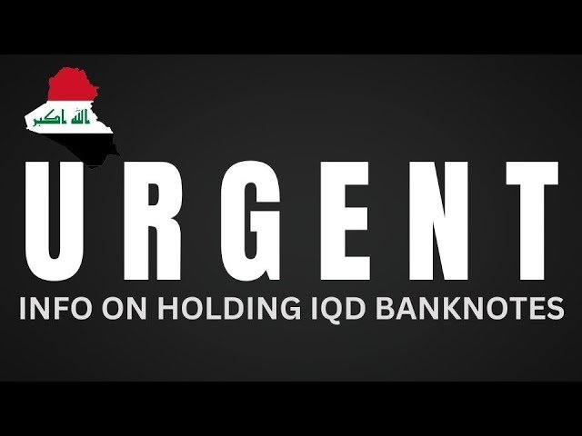 Edu Matrix – Urgent (Legal) Info for IQD Investors Holding IQD Banknotes
