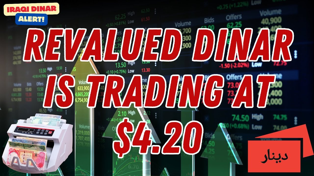 Iraqi Dinar – Revalued Dinar is trading at $4.20 – Latest Exchange Rates of IQD & RV News