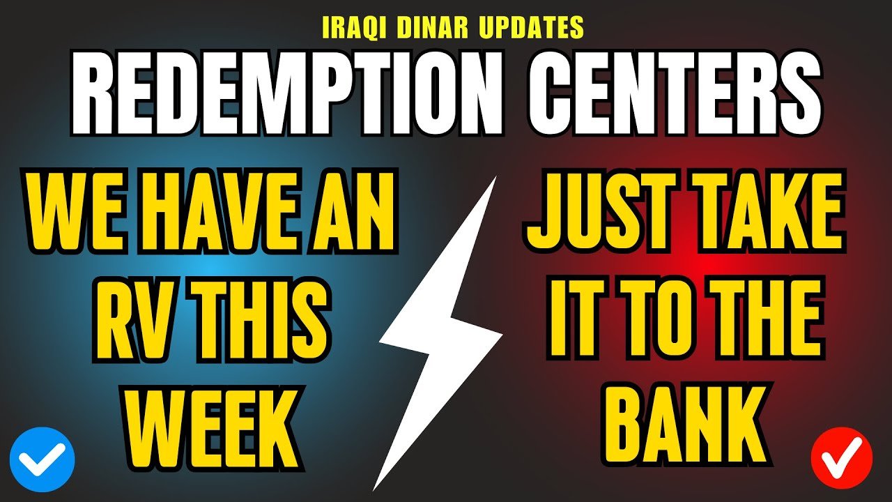 Iraqi Dinar – We have an RV this week – Just Take it to the bank Today Latest News