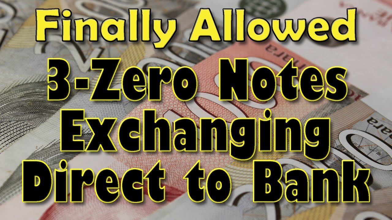 Iraqi Dinar – Finally Allowed 3-Zero Notes Exchanging Direct to Bank – Latest IQD RV News Today!