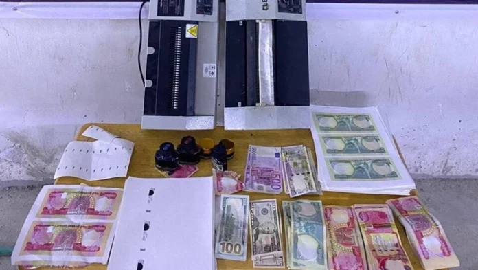 Dismantling a counterfeit currency trading network in Salah al-Din