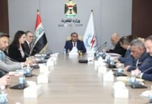 Minister of Electricity discusses station maintenance with General Electric in preparation for summer