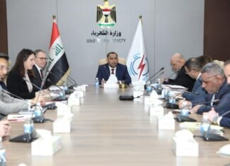 Minister of Electricity discusses station maintenance with General Electric in preparation for summer