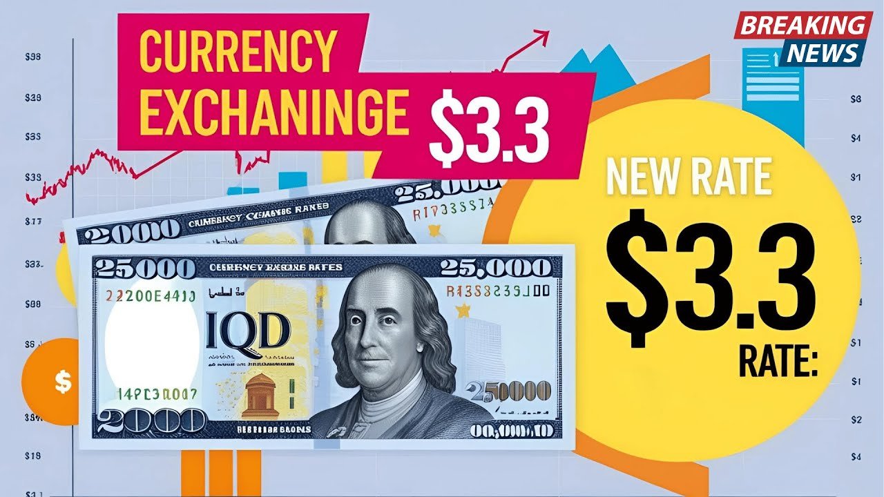 Iraqi Dinar – WOW! If You Own a 25,000 IQD Note, Now you Get New Rate $3.3! – Today IQD News & Update