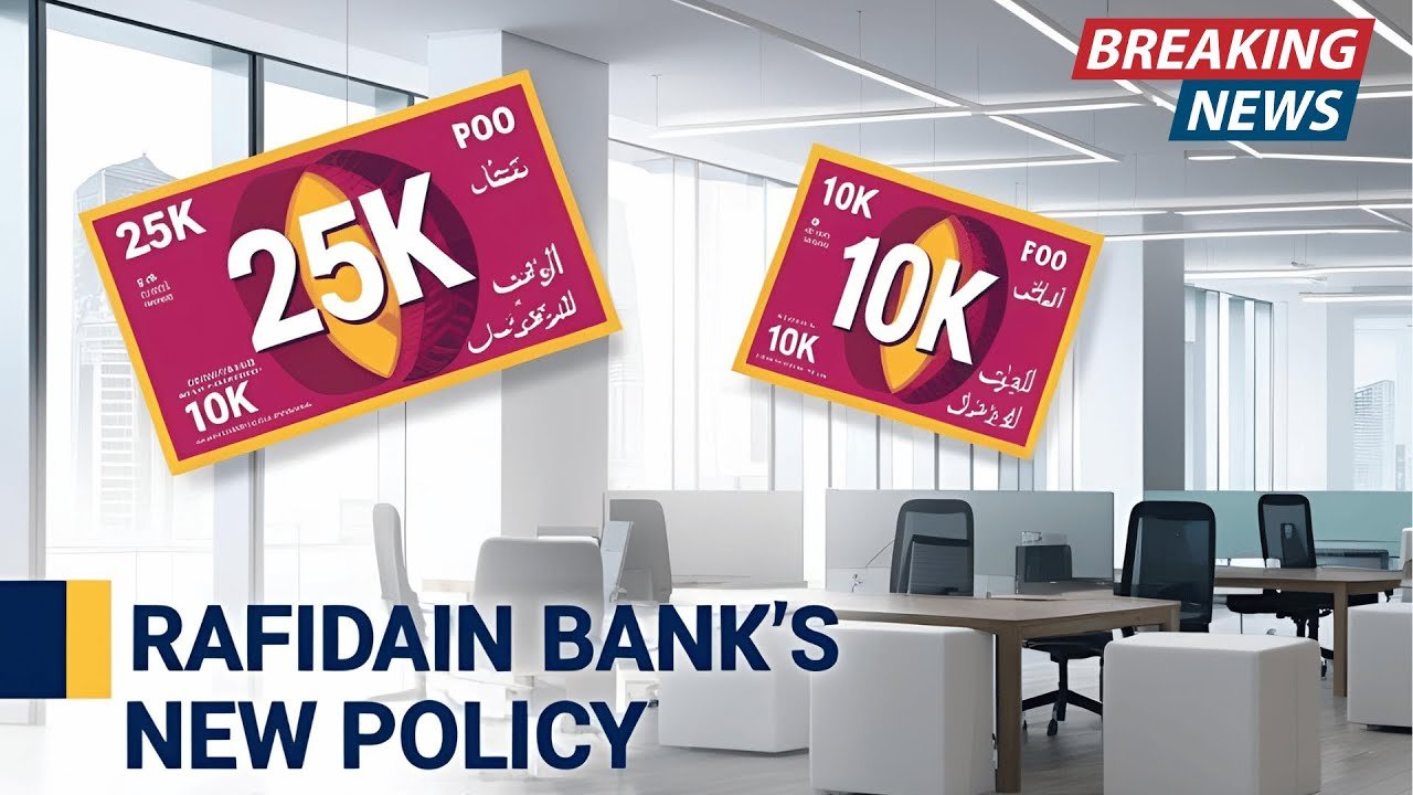 Iraqi Dinar – Rafidain Bank Announces the collection of 25K, 10K Notes For New Exchange Rate
