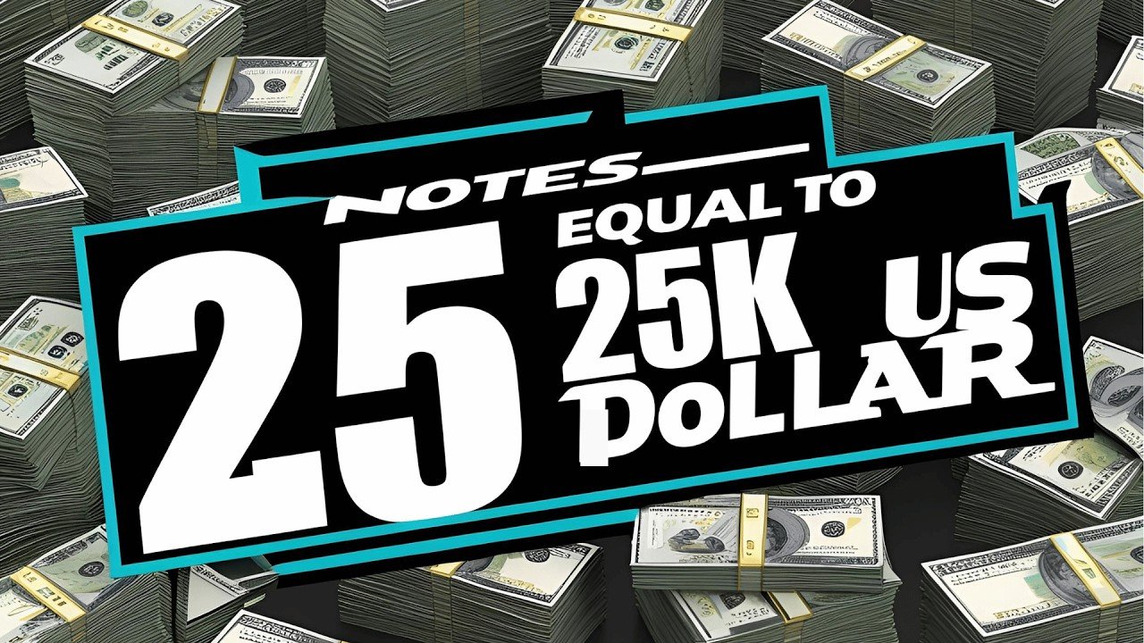 Iraqi Dinar – I’m Excited about it seriously 25,000 Notes Equal to 25,000 USD – IQD Update & News