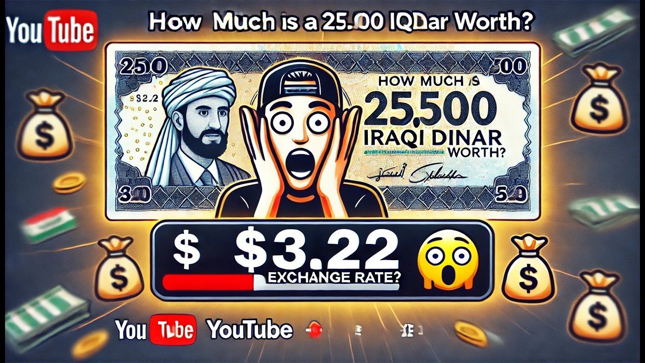 Iraqi Dinar – How Much Is a 25,000 Iraqi Dinar Note Worth in USD? New Exchange Rate is $3.22