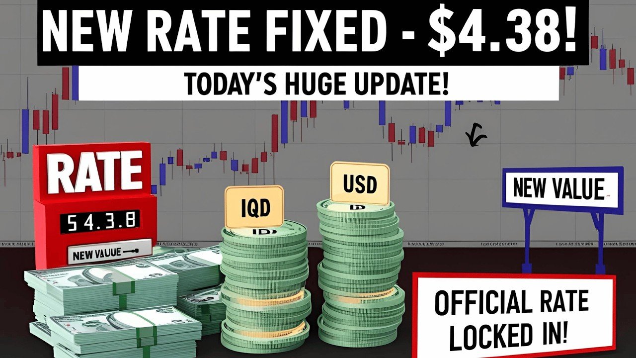 Iraqi Dinar – The Moment Has Come! New Rate FIXED at $4.38 – Today’s Huge IQD UPDATE & RV News