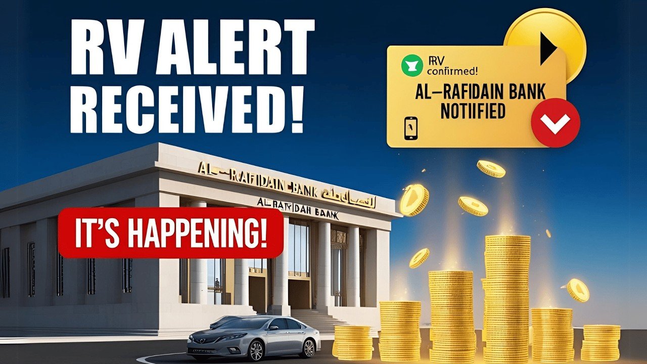 Iraqi Dinar – BREAKING Al-Rafidain Bank Receives RV Notifications Today! – Today IQD Updates & RV News