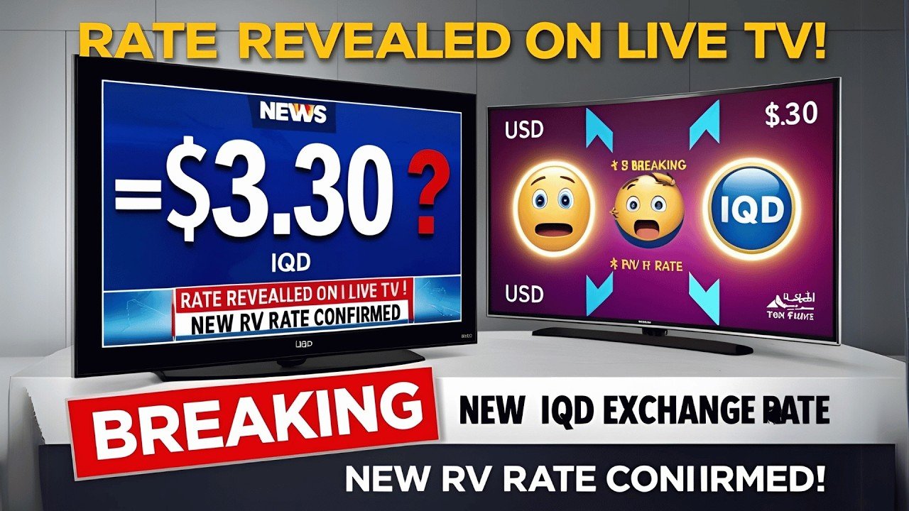 Iraqi Dinar – LIVE ON TV RV Goes Public $3.30 Exchange Rate to 1 IQD – Today IQD Updates & RV News