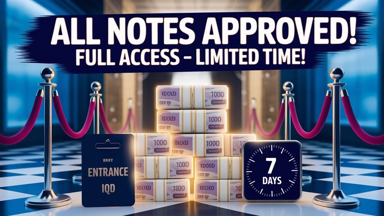 Iraqi Dinar – All Iraqi Dinar Notes Approved for Exchange– Full Exchange Open 7 days only!