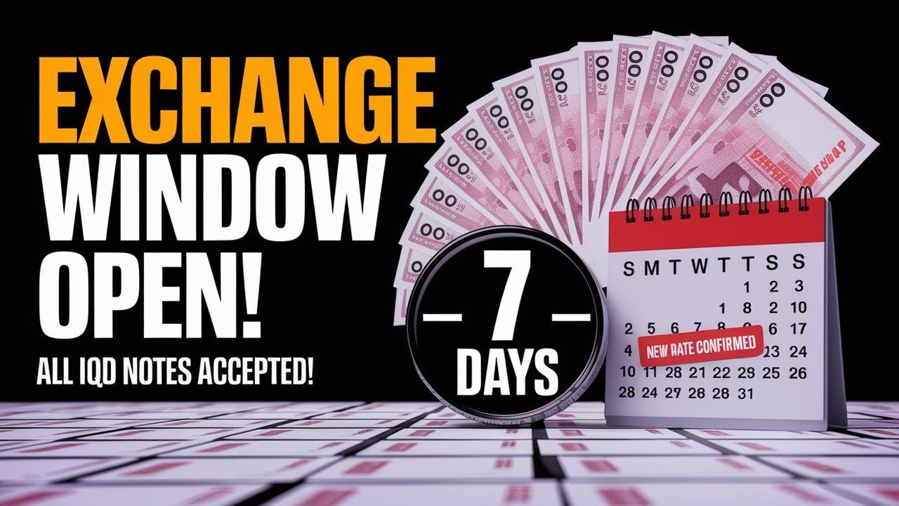Iraqi Dinar – 7-Day Exchange Period OPEN! All Iraqi Dinar Notes Eligible – New Rate Confirmed!