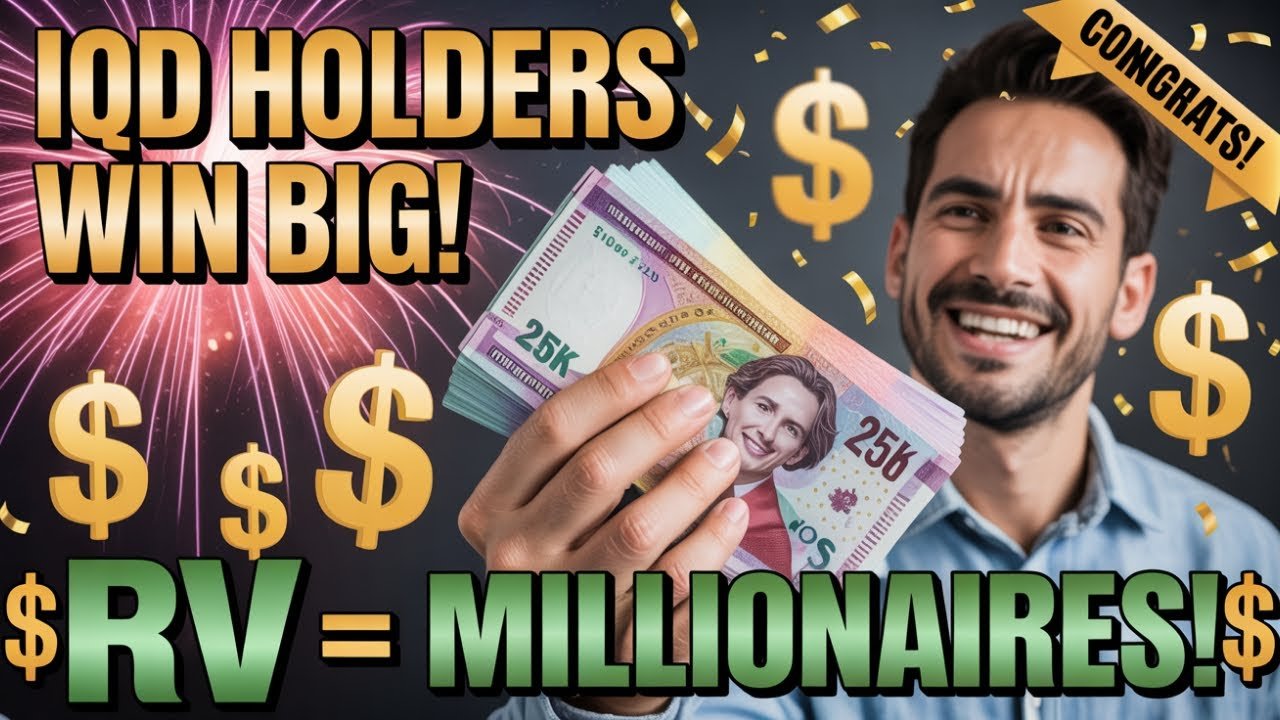 Congratulations IQD Holders! RV Turns Investors Into Millionaires! – IQD Guru Update & RV News Today!