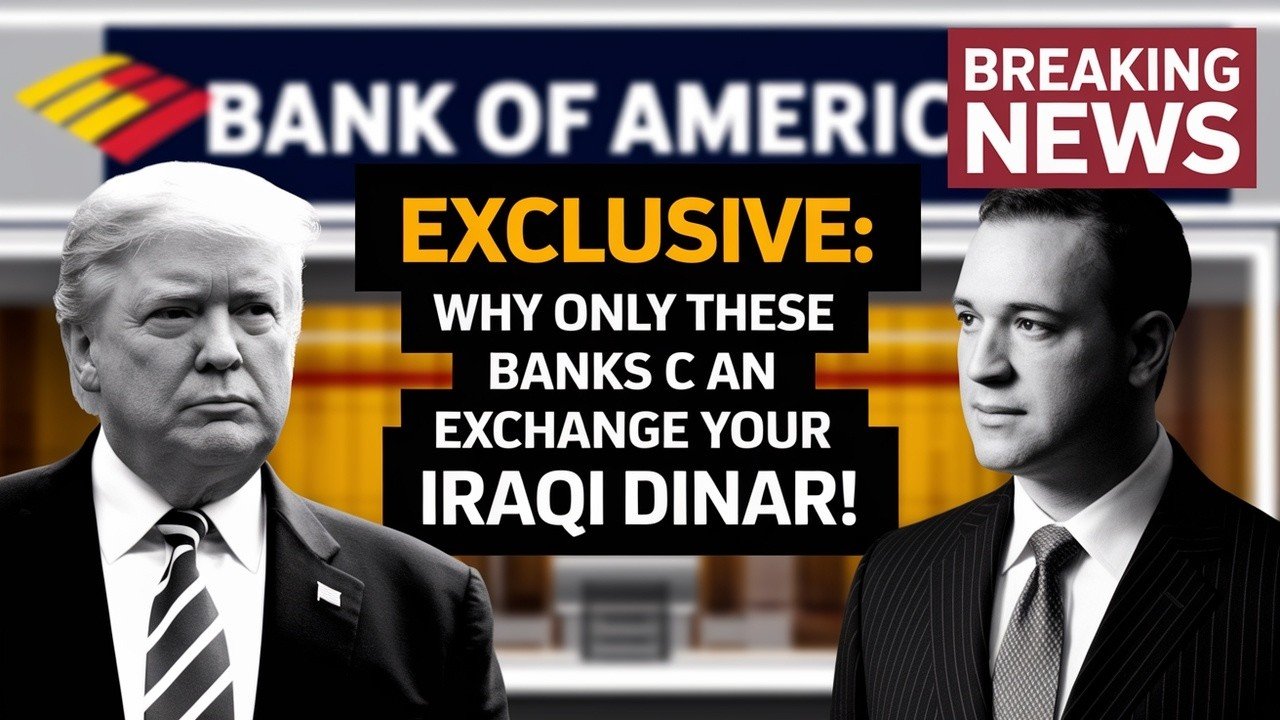Iraqi Dinar – Only Selected Banks Approved for Dinar Exchange – Is Yours on the List! – Today IQD News