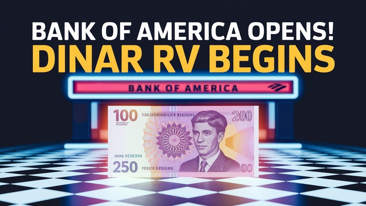Iraqi Dinar – Bank of America Opens Doors for Dinar RV – A Dream Come True! – Today Latest IQD RV News