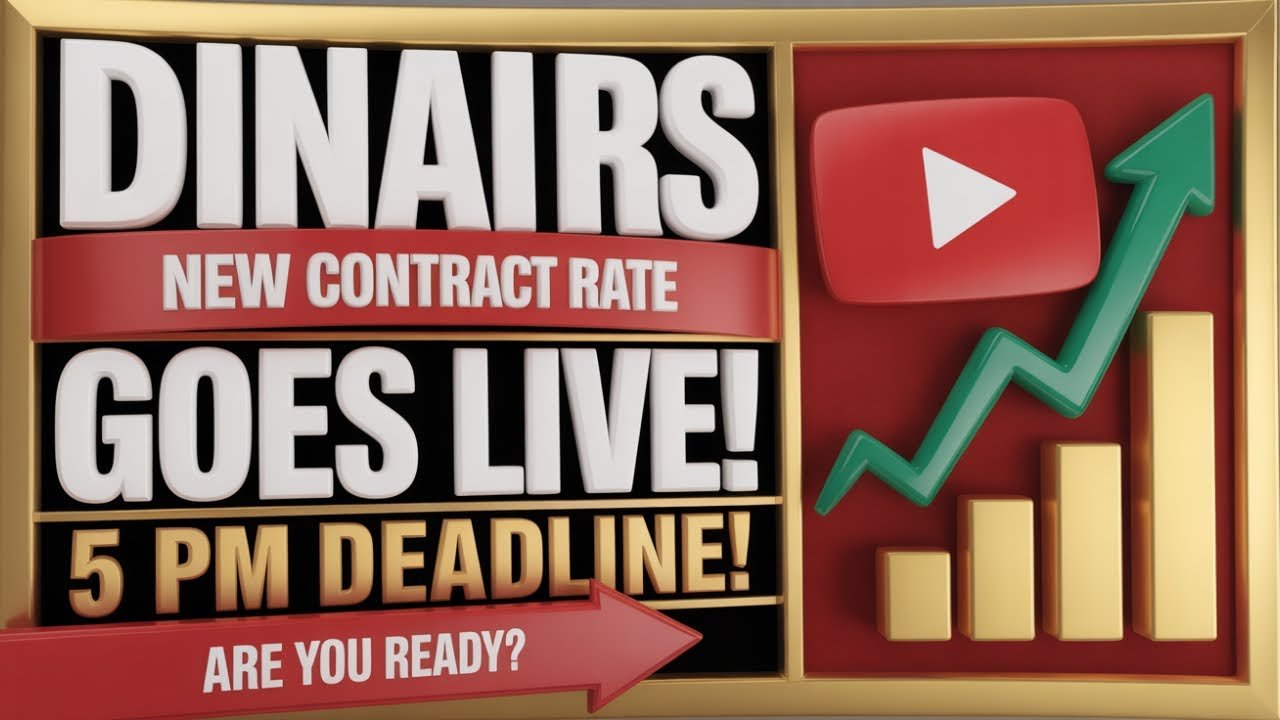 Dinar Holders ALERT! New Contract Rate LIVE at 5 PM – Get Ready! – Iraqi Dinar Guru RV News Today