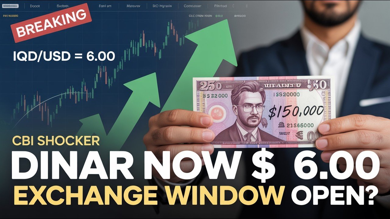 BIG DEAL: CBI Paying Up to $6 Per Dinar? Shocking New Rate Revealed! – Iraqi Dinar News & Update Today