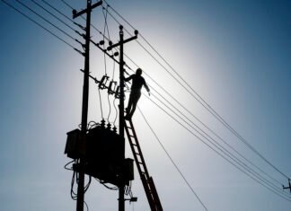 Muharram Electricity Rings of light illuminate the paths of visitors