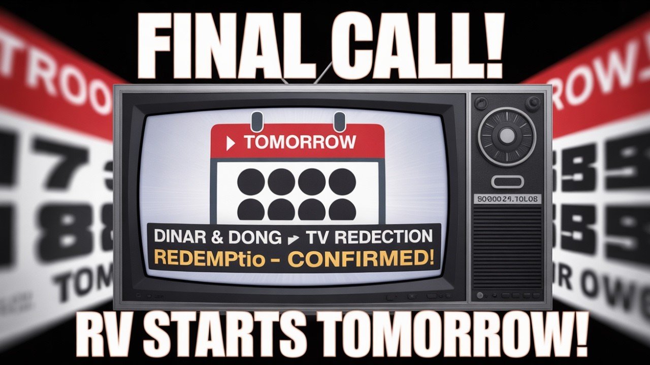 Time’s Up! FINAL CALL! New Dinar & Dong Redemption Starts Tomorrow – Iraqi Dinar News & Update Today